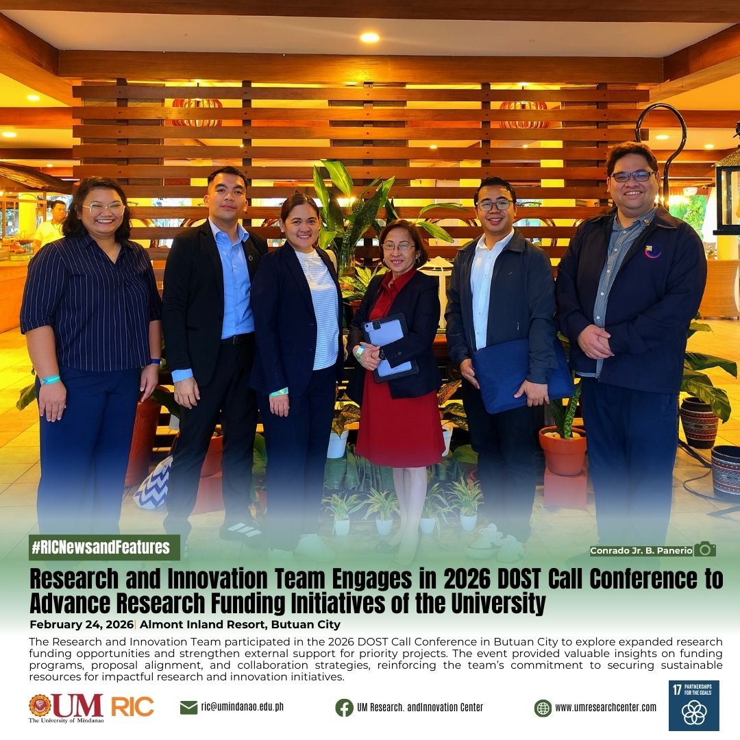 Research and Innovation Team Engages in 2026 DOST Call Conference to Advance Research Funding Initiatives of the University